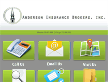 Tablet Screenshot of andersoninsurancebrokers.com